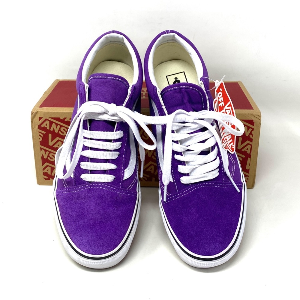 VANS Old Skool Low Top Purple Canvas Suede Women's Size Sneakers VN0A5KRSBEK - Picture 5 of 12